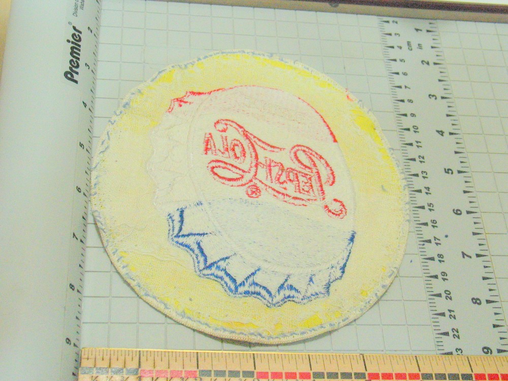 Pepsi Jacket Patch Vintage Large Jacket Patch