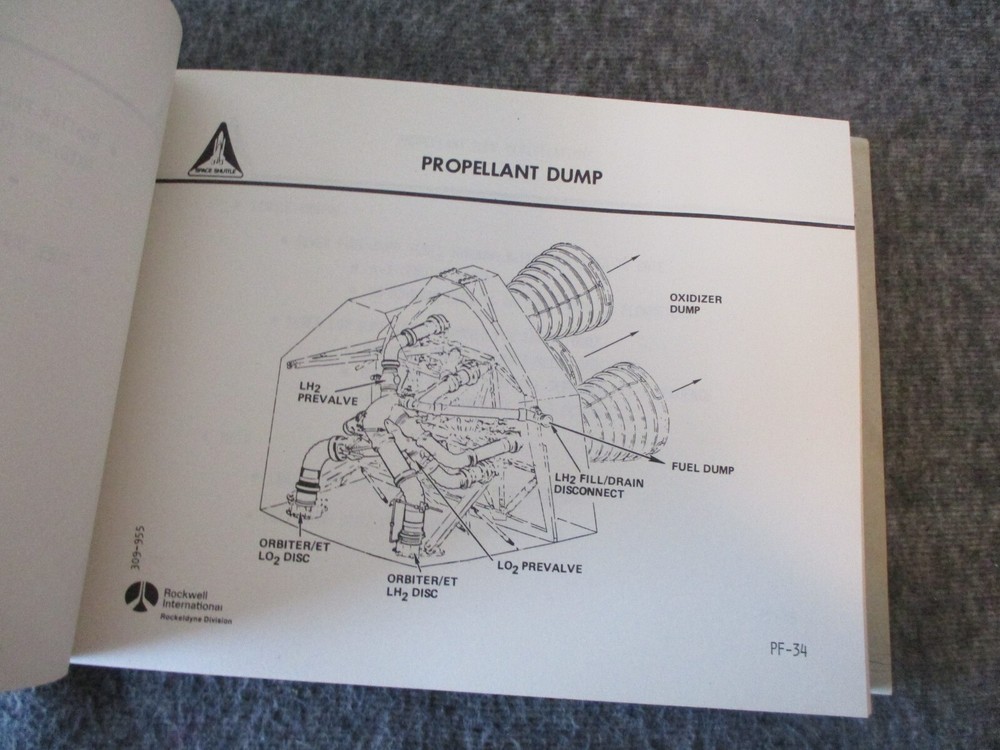 NASA/ROCKETDYNE SPACE SHUTTLE SSME 1980 ENGINE DEVELOPMENT REVIEW+BOOKLET