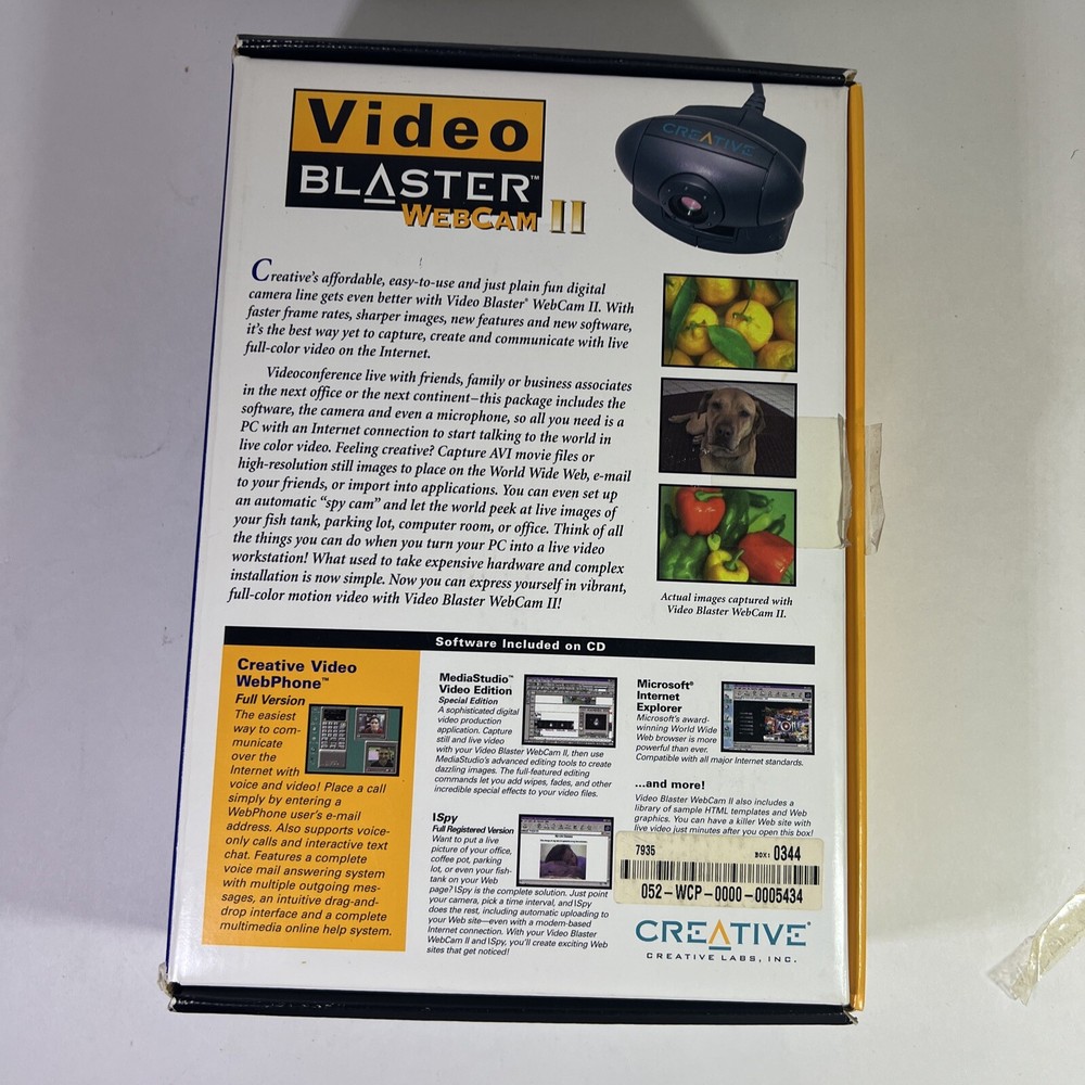 Video Blaster Webcam ( II / 2 ) Creative Labs NEW Box