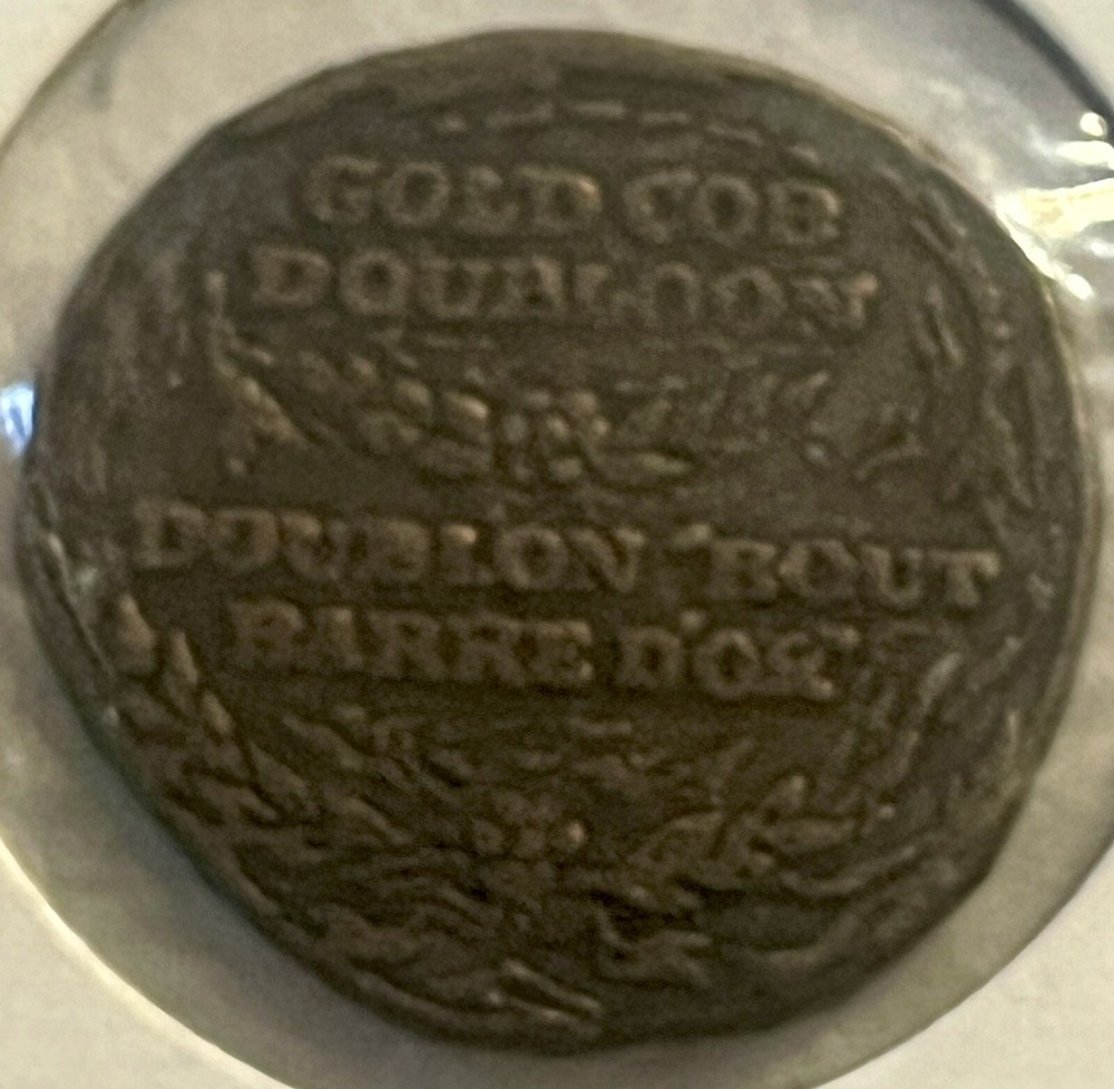 Fantasy Gold Cob Doubloon Coin