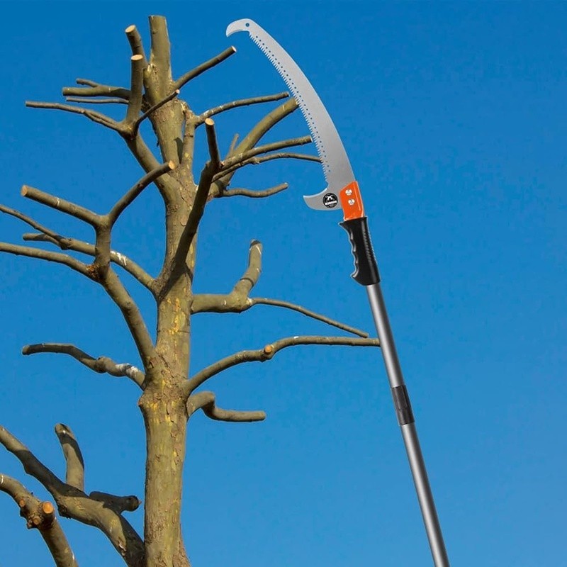 Adjustable Pole Saw Sharp Blade Handheld Tree Pruner Durable Trimming Tool New