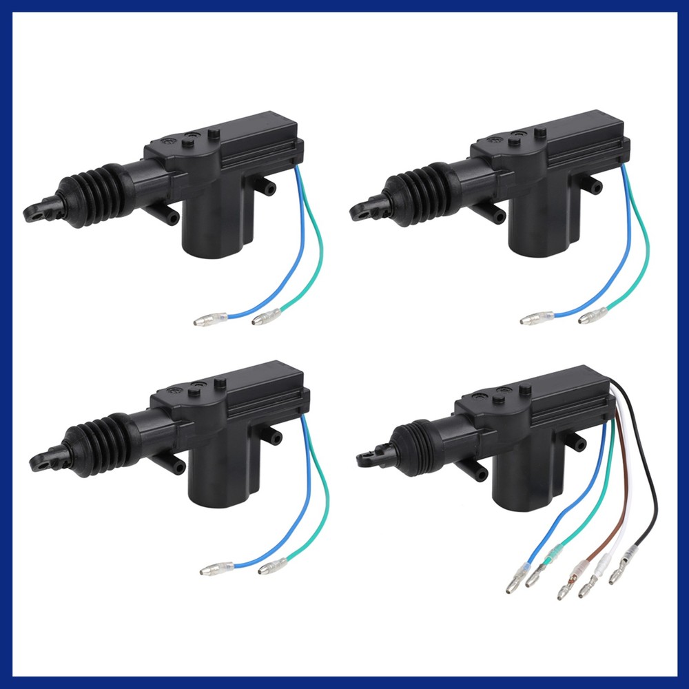 4 Doors Car Central Lock Locking Keyless Entry System Kit with Remotes 12V