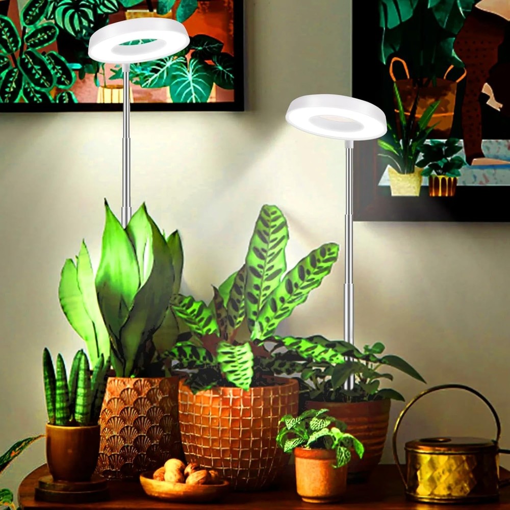 Efficient 5W Full Spectrum Plant Light with Timer – Perfect for Indoor Growth