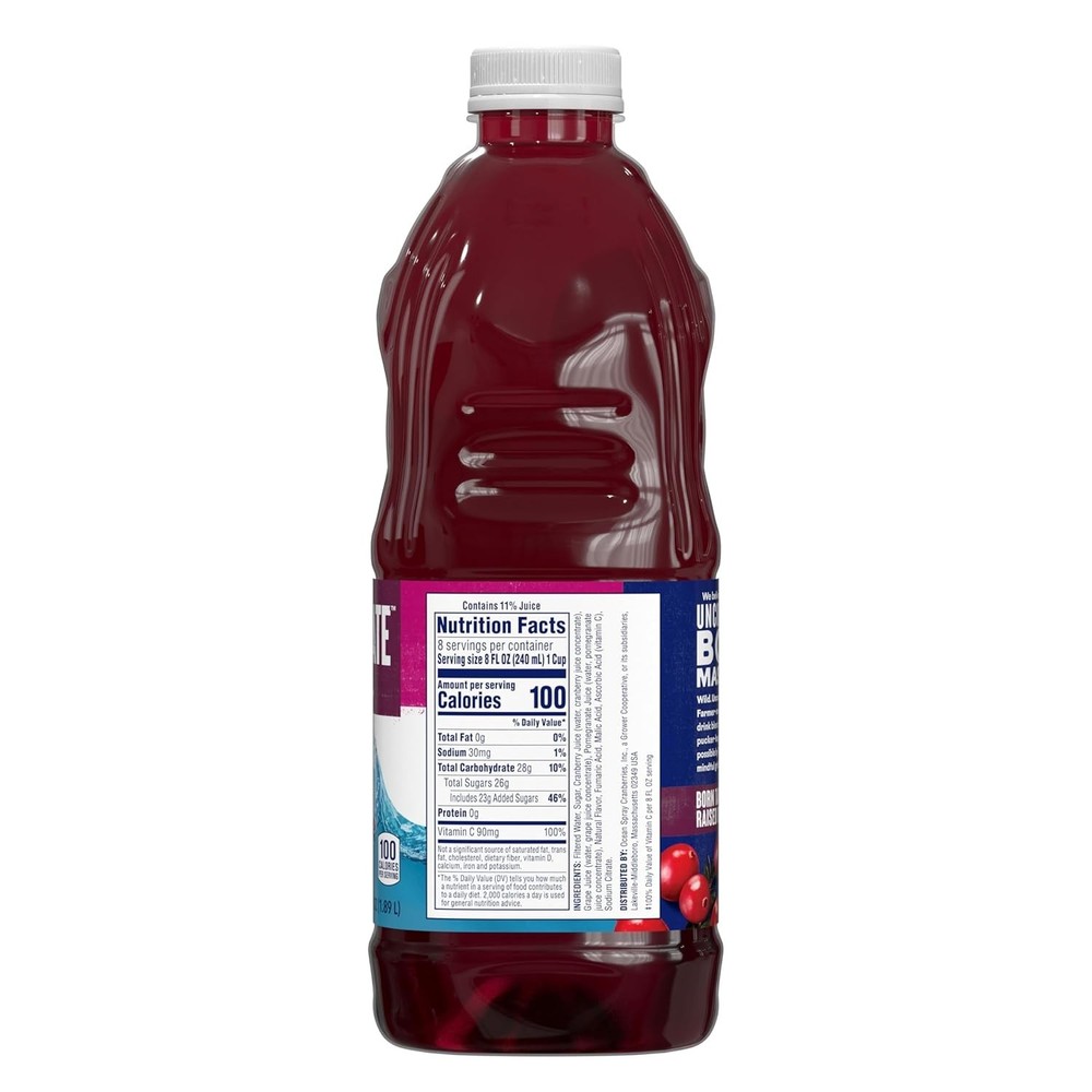 Cran-Pomegranate Cranberry Juice Drink 64 Fl Oz - Nutrient Packed Refreshment