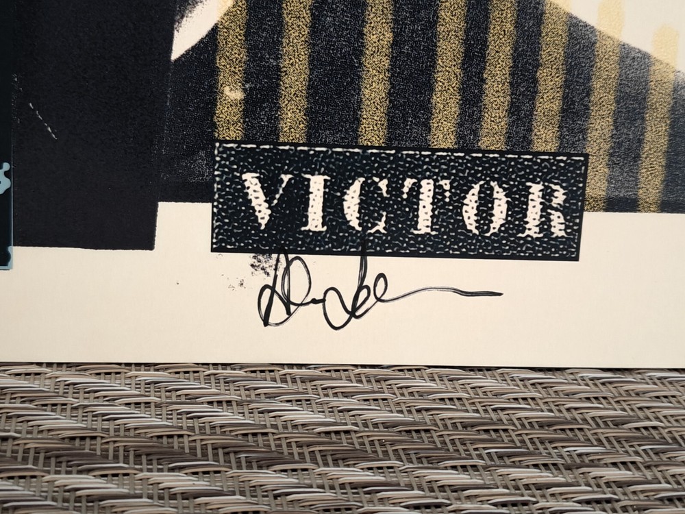 ALEX LIFESON Victor AUTOGRAPHED Backstage Exclusive Ruby Translucent Vinyl RUSH