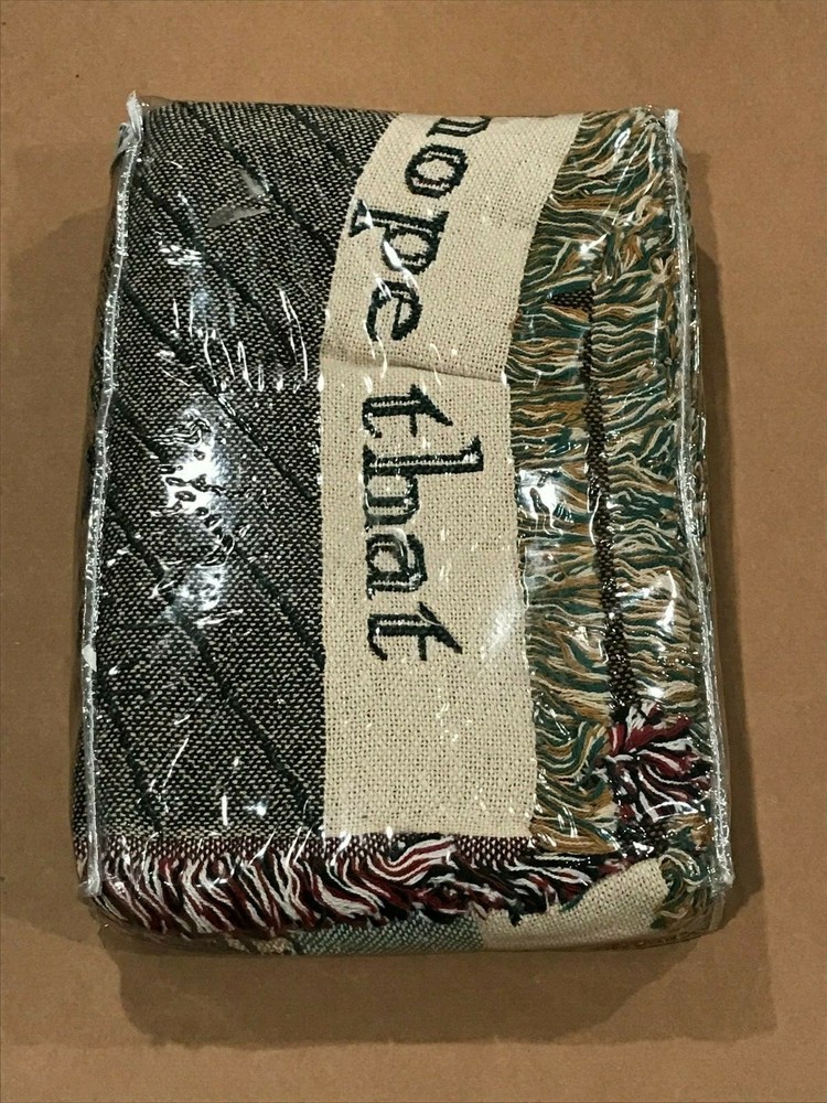 christmas throw --- cotton classics by chatham --- new