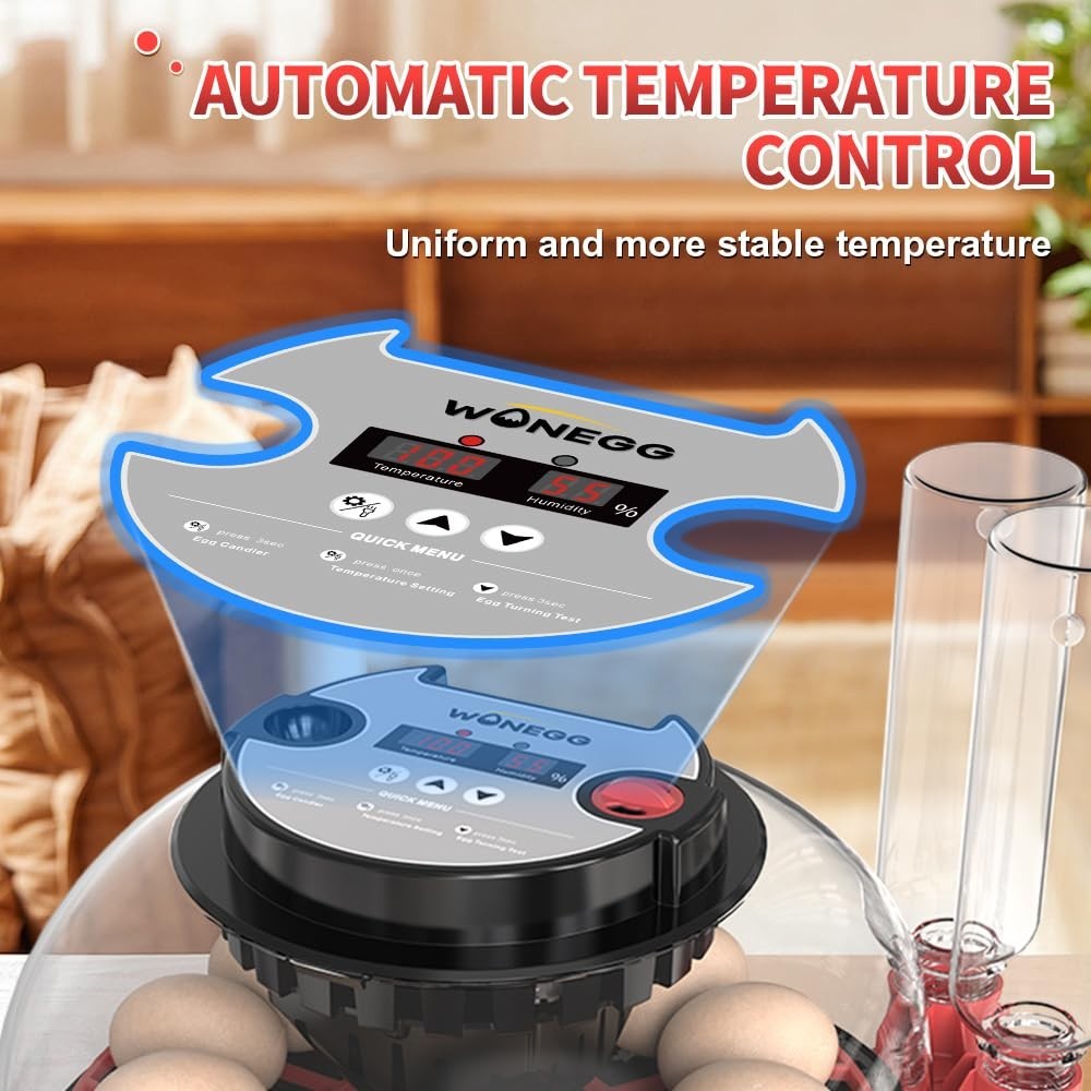 12 Automatic Egg Incubators for Hatching Eggs Whith Smart Temperature Control...