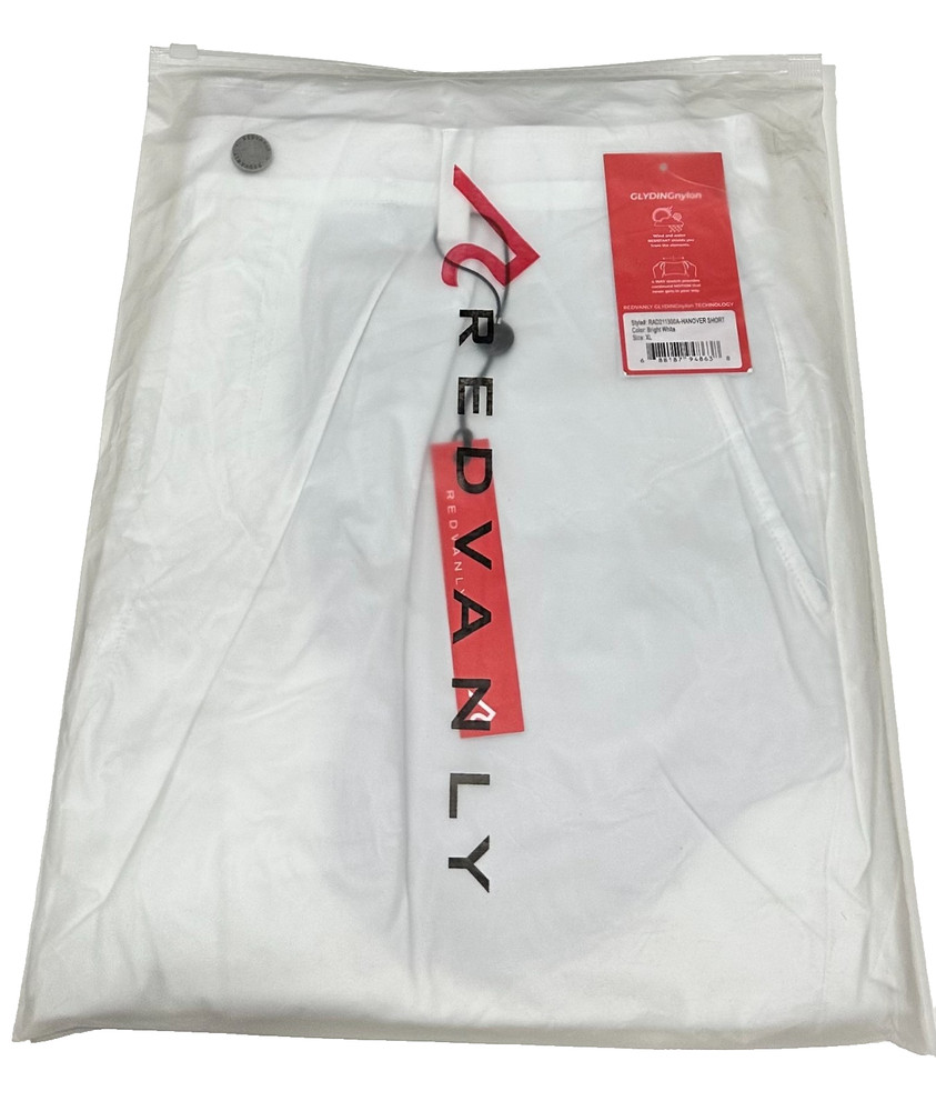 Redvanly Hanover Short 8" ~ Color Bright White ~ Size Extra Large ~ NWT