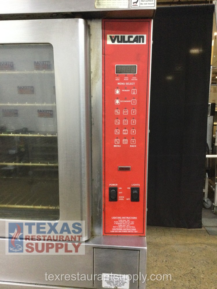 Vulcan Natural Gas Double Stack Full Size Convection Oven