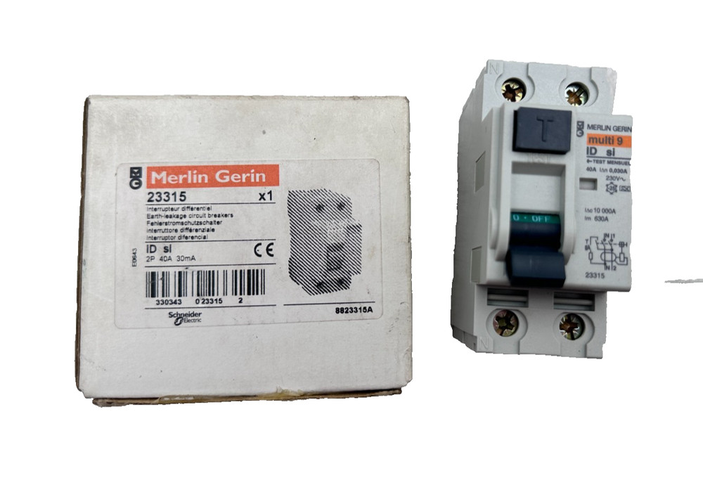 MERLIN GERIN 23315 DIFFERENTIAL SWITCH MULTI 9 ID SI x2pc
