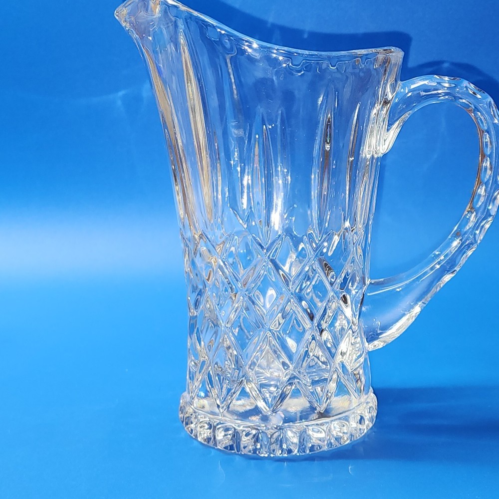 Gorham King Edward Diamond Cut Crystal Pitcher 32 oz