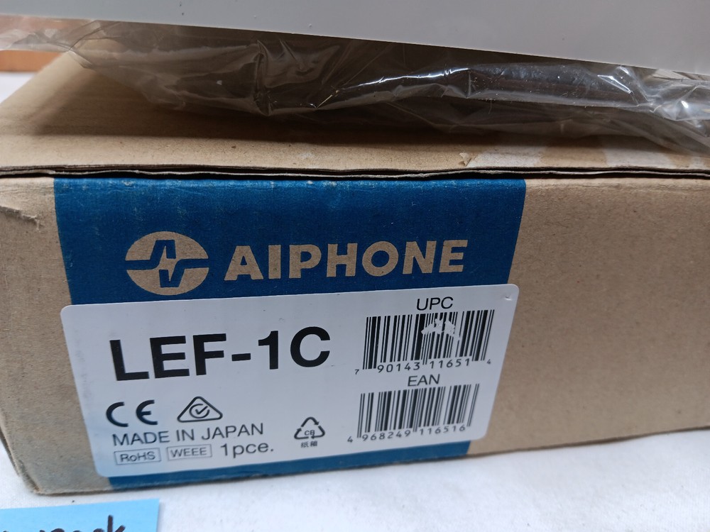 AIPHONE LEF-1C Semi-Flush Mount Open Voice Sub-Master Intercom with Door-Release