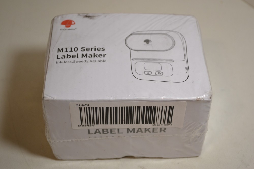 Phomemo M110 Label Maker Machine Thermal Bluetooth Label Barcode Printer PINK