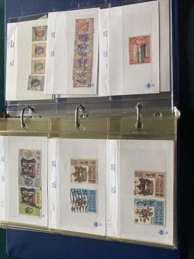 hong kong stamp collection