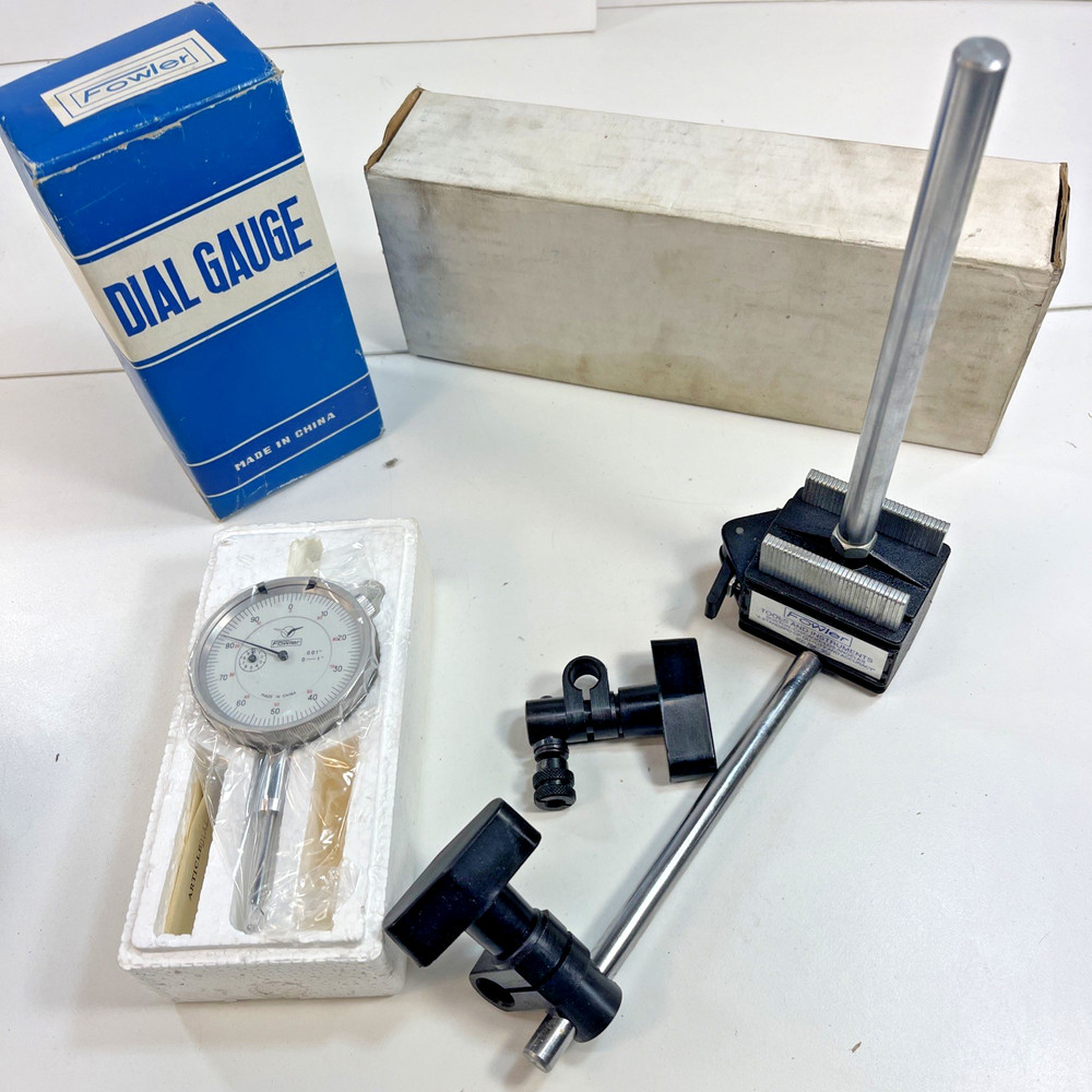 Fowler Dial Gauge W/ Mag Base
