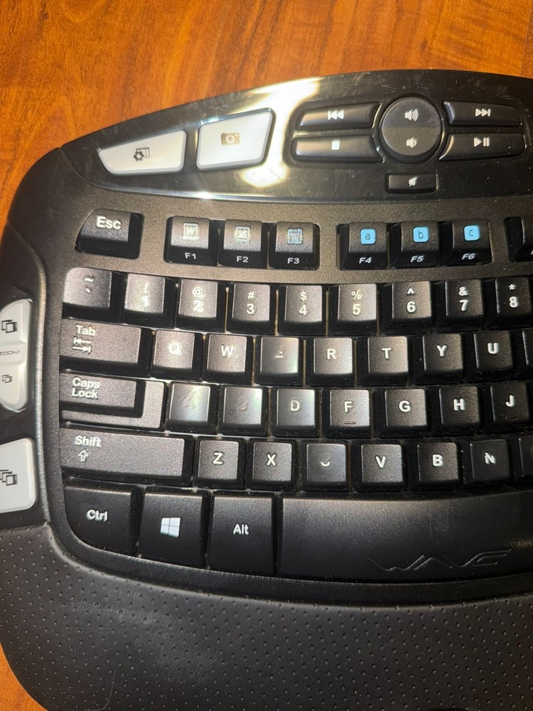 Logitech K350 Wireless Comfort Wave Ergonomic Keyboard NO DONGLE