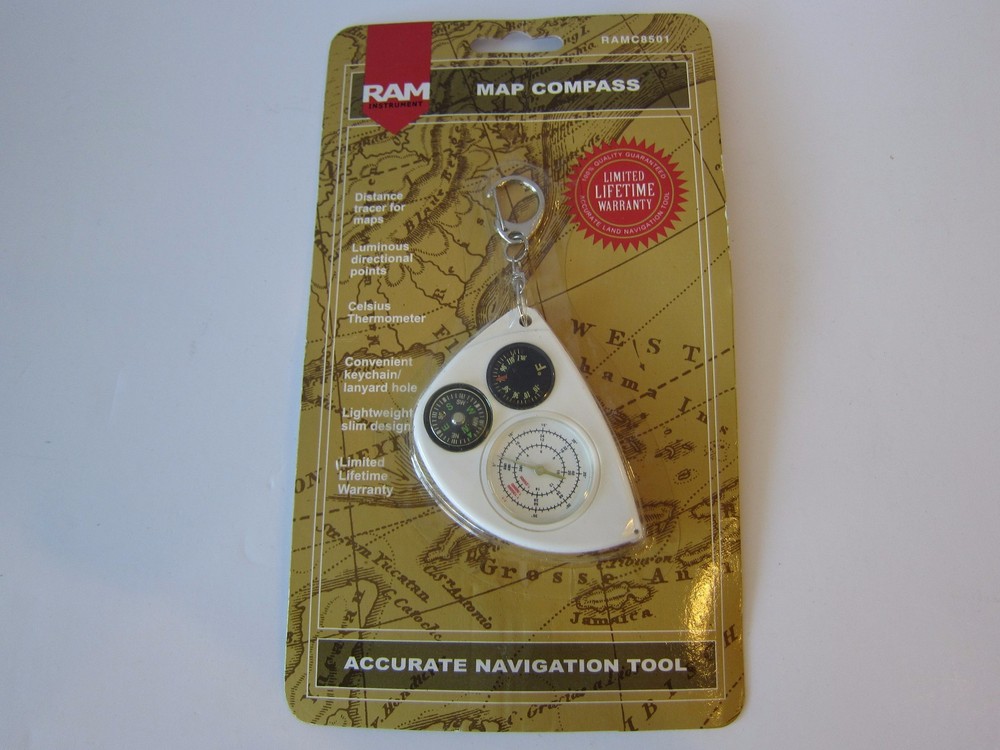 RAM Instrument RAMC8501 Portable Map Compass New
