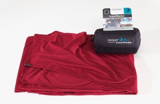Cocoon CoolMax Travel Blanket, Monk's Red