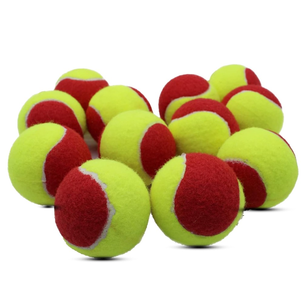 Magicorange Tennis Balls, 20 Pack 25% Low Compression Stage Ball Red