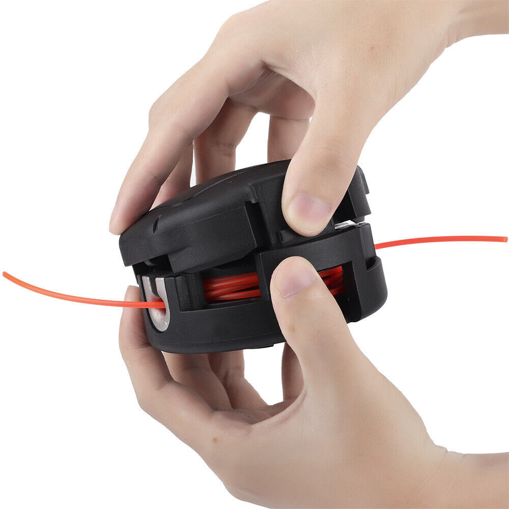 8 x Trimmer Head Black Accessory Universal Easy Installation Weeds Eater Head