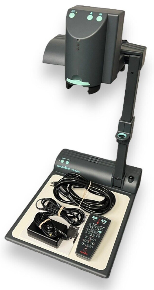 WolfVision VZ-8plus4 Document Visualizer - TESTED w/ CASE + ALL ACCESSORIES!!