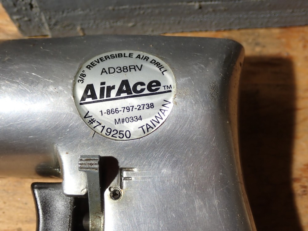 AirAce 3/8" Reversible Air Drill - works perfect!