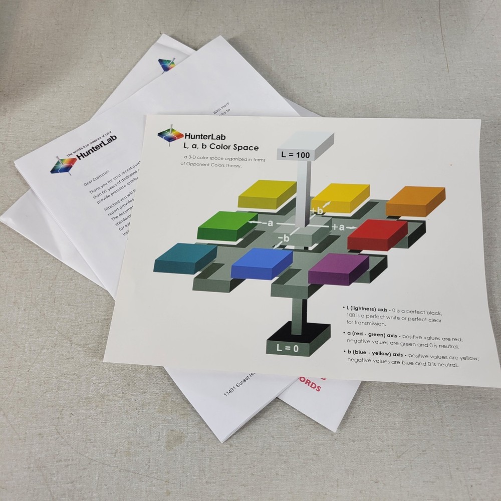 *Read Desc* HunterLab ColorFlex LAB Colorspace Standard Calibration Spectrometer