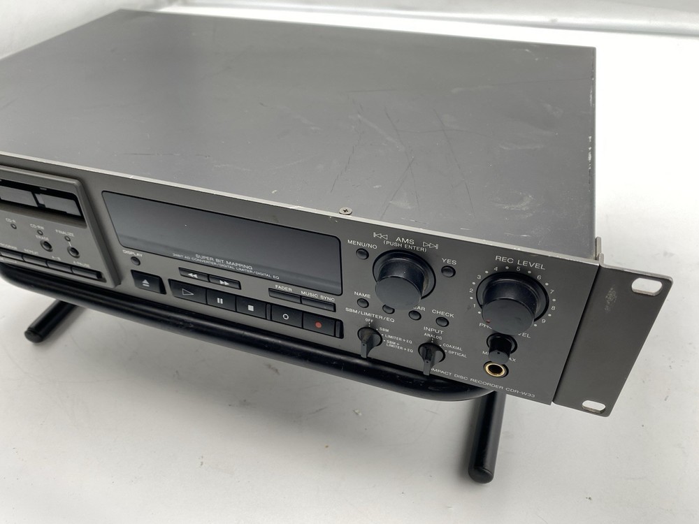 Sony CDR-W33 Professional CD Recorder / Player Rack Mountable