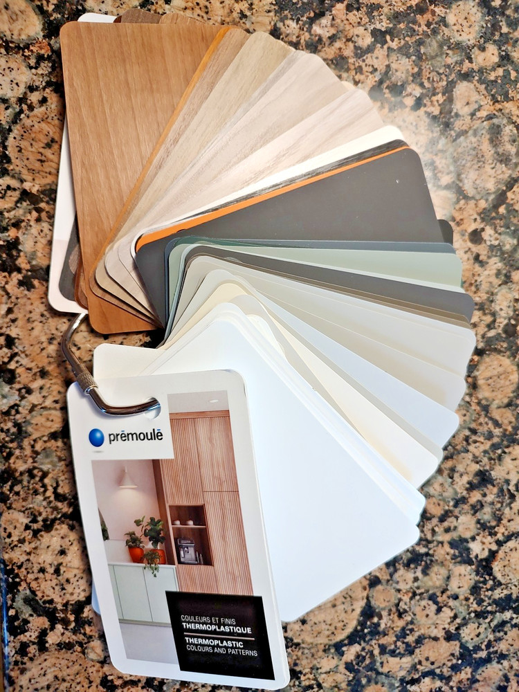 Over 60+ Samples Various Textures Solid And Woodgrain Colors Thermoplastic/Foil