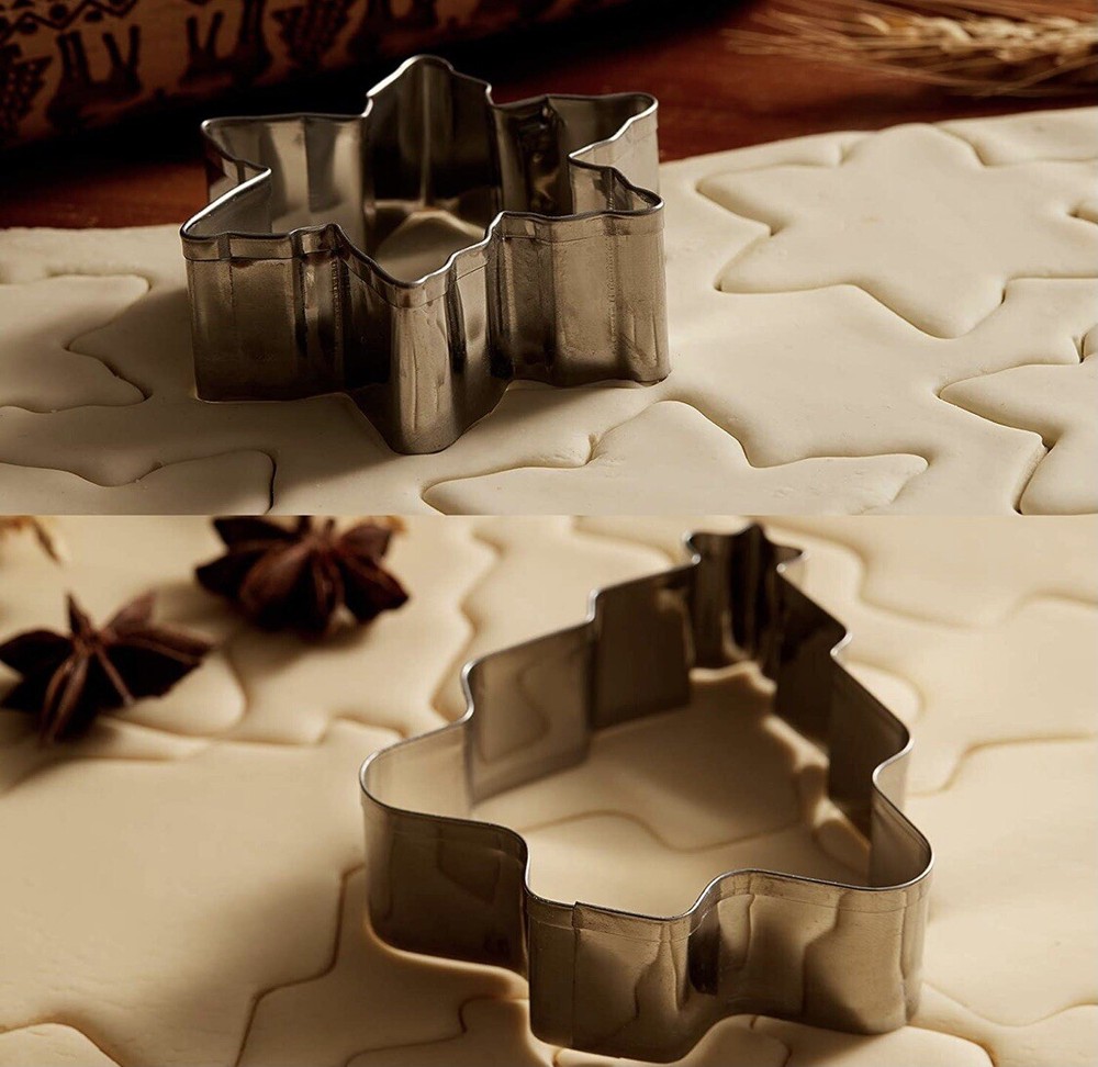 Christmas Cookie Cutter Set 11 Stainless Steel