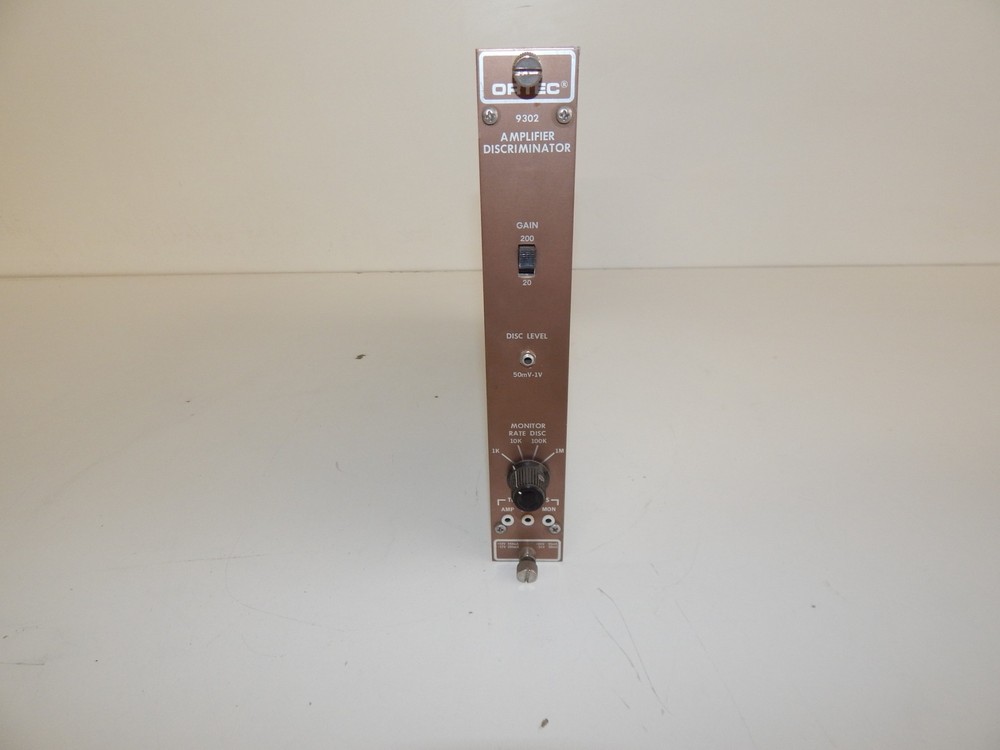 ^^ ORTEC 9302 Amplifier Discriminator NIM BIN Module (KVX5)