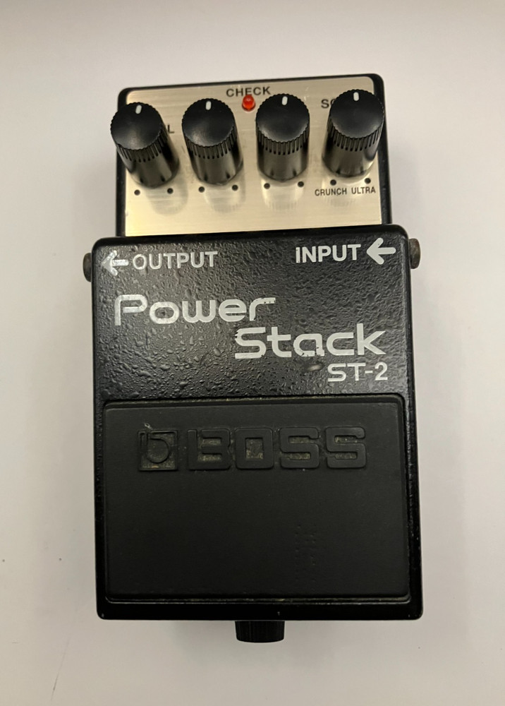 Boss ST-2 Power Stack Distortion Guitar Effect Pedal Tested Working from Japan