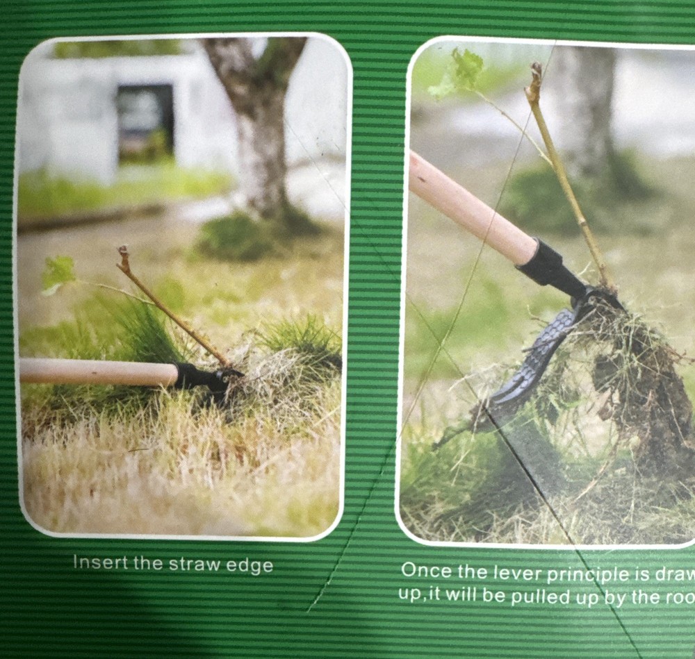 Weeder Puller Stand Up Weed Tool Handle Claw Garden Outdoor Root Remover Killer!
