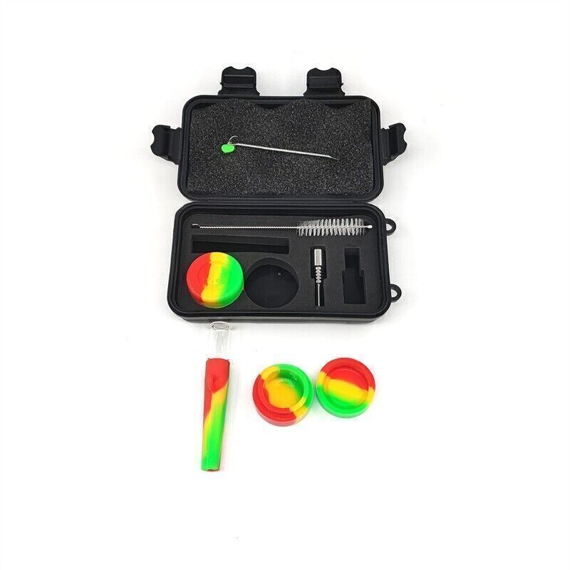 1 Piece Set Random Color Silicone Pipe Set Includes 7 Accessories Multi-Purpose