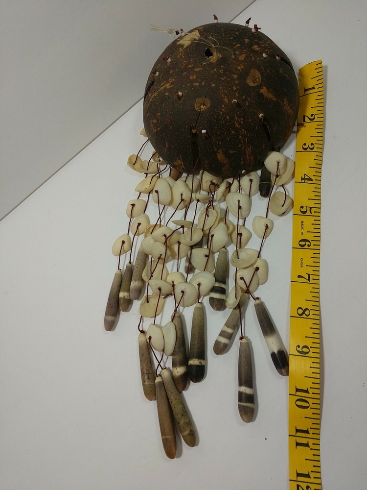 Coconut Shell And Sea Shell Handmade Wind chime D5