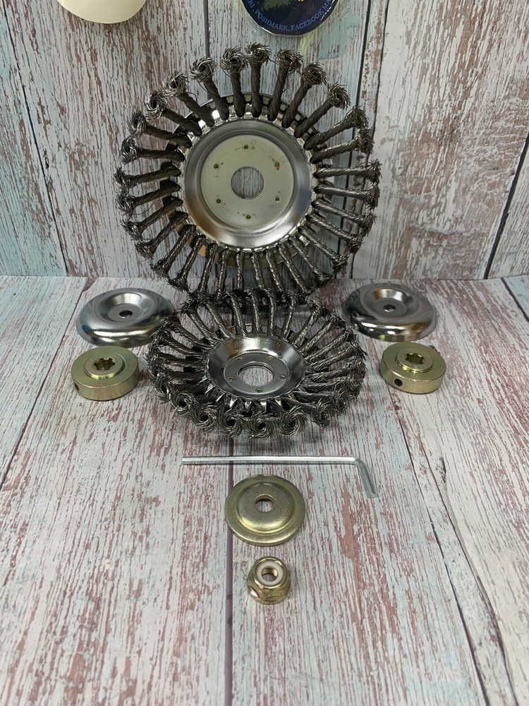8 Inch Derusting Weeding Wheel Twisted Wire