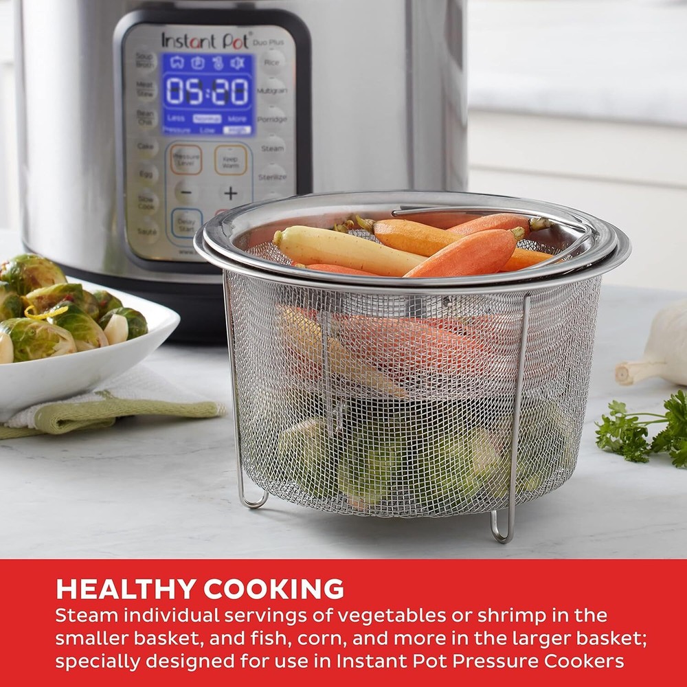 Instant Pot Official Mesh Steamer Basket Set