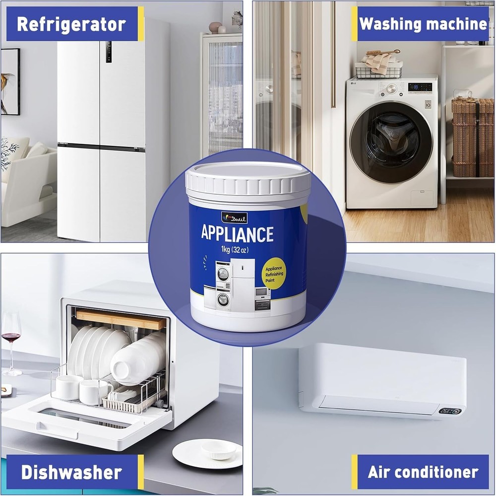 DWIL Appliance Refinishing Paint Kit White 32oz