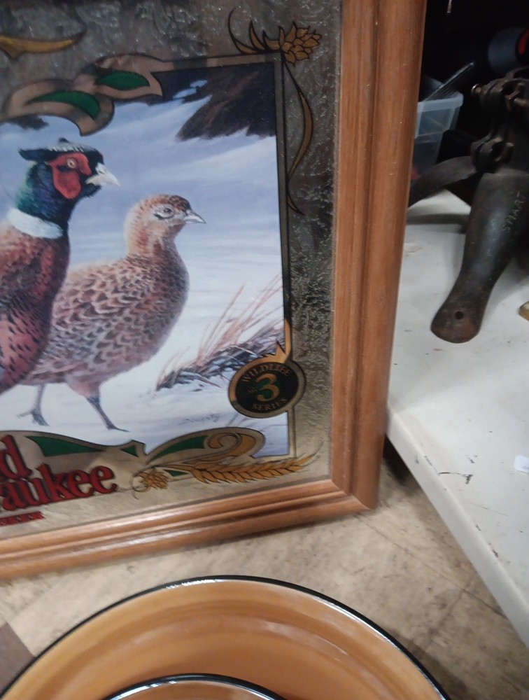 Old Milwaukee Beer The Pheasant Beer Mirror