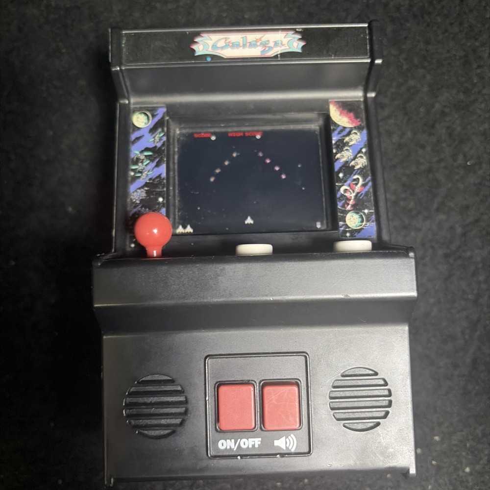 Arcade Classics Galaga Retro Mini Arcade Game - Tested Works
