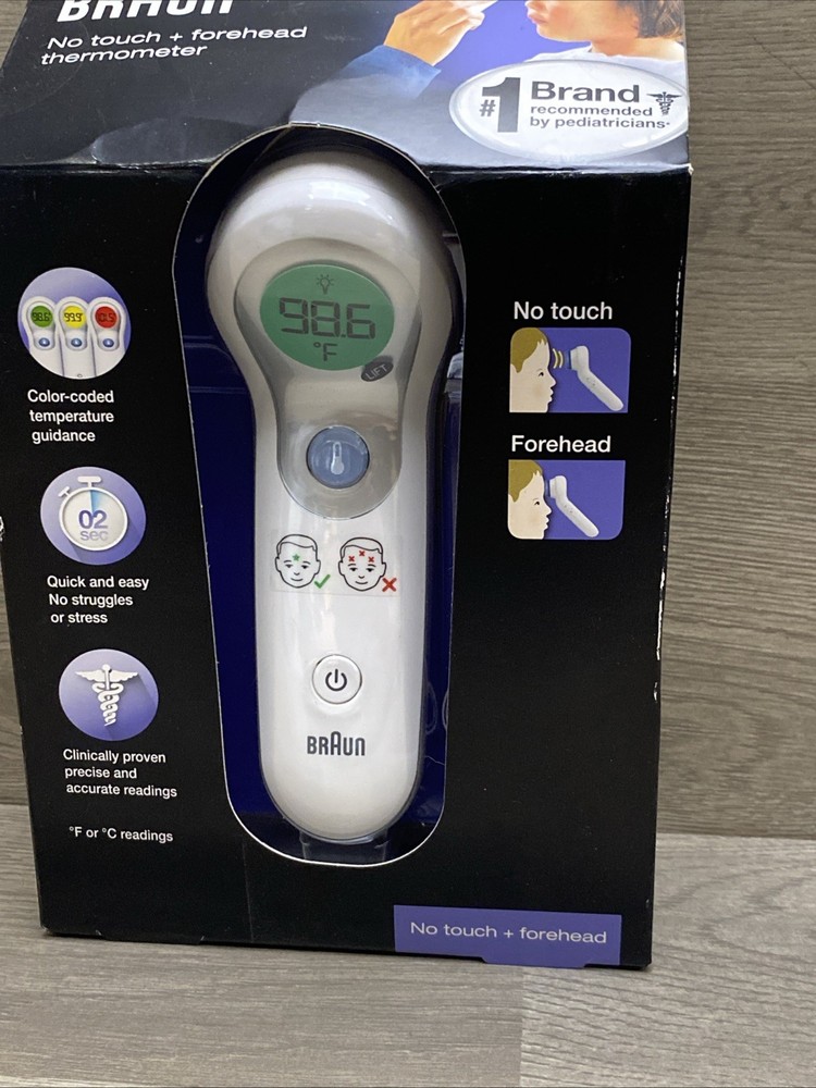 Braun NTF3000US No Touch Plus Forehead Digital Thermometer