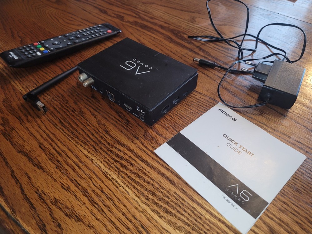 Amiko a6 combo satellite dish receiver
