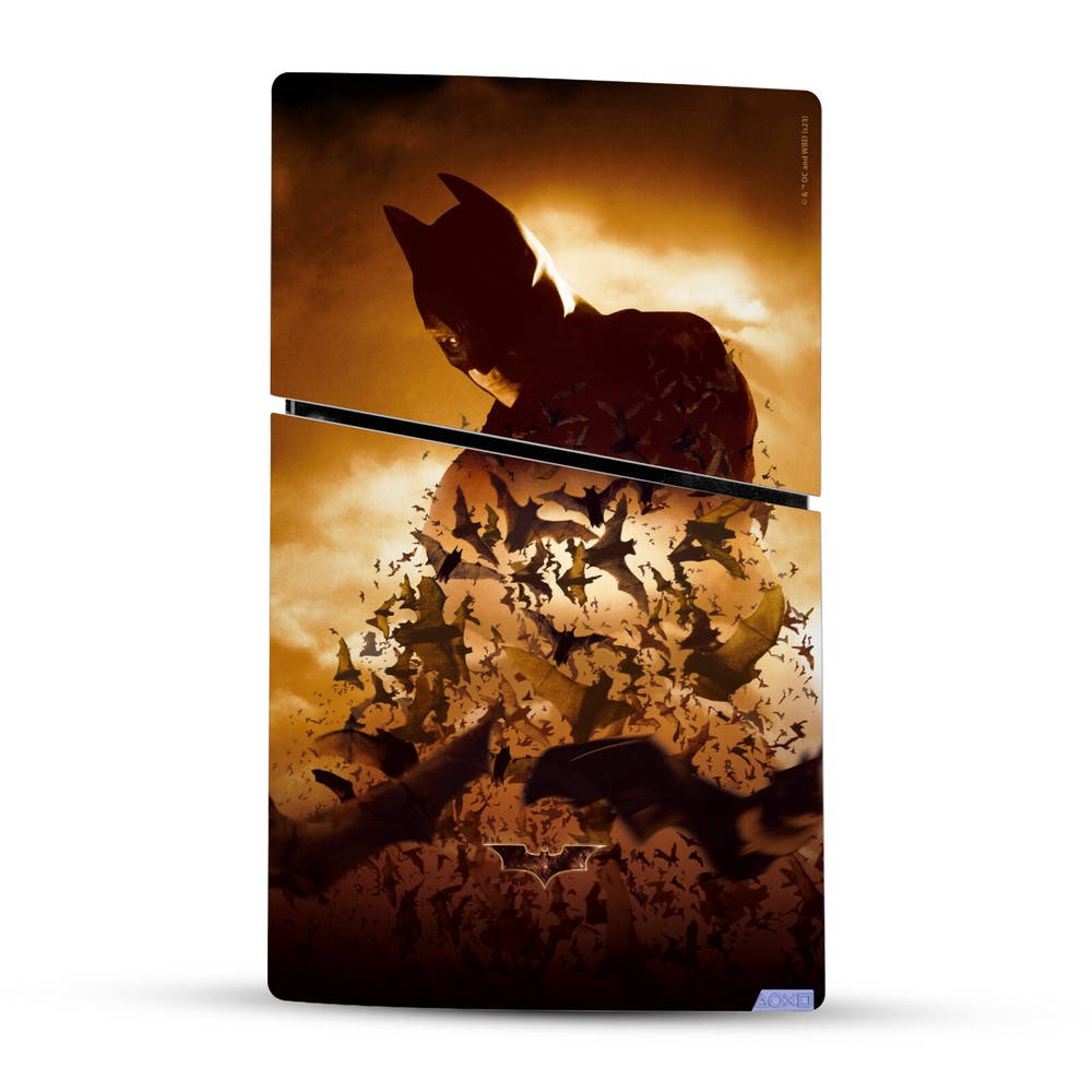 BATMAN BEGINS GRAPHICS VINYL SKIN PS5 SLIM DIGITAL EDITION CONSOLE & CONTROLLER