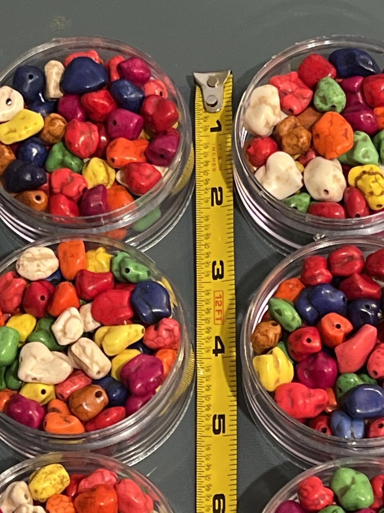 Colorful Bead Assortment in Stackable Containers (SR319)