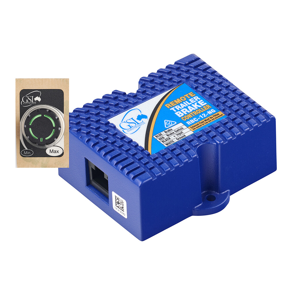 GSL Electronics Electric Brake Controller Kit - 12V Remote Head for Trailer