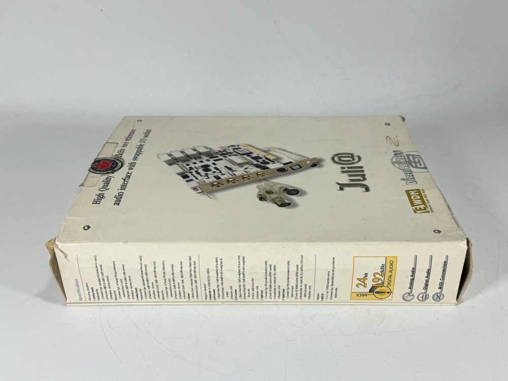 ESI Juli@ 24-bit 192kHz 4x4 Reference Audio Interface with Swappable I/O Socket