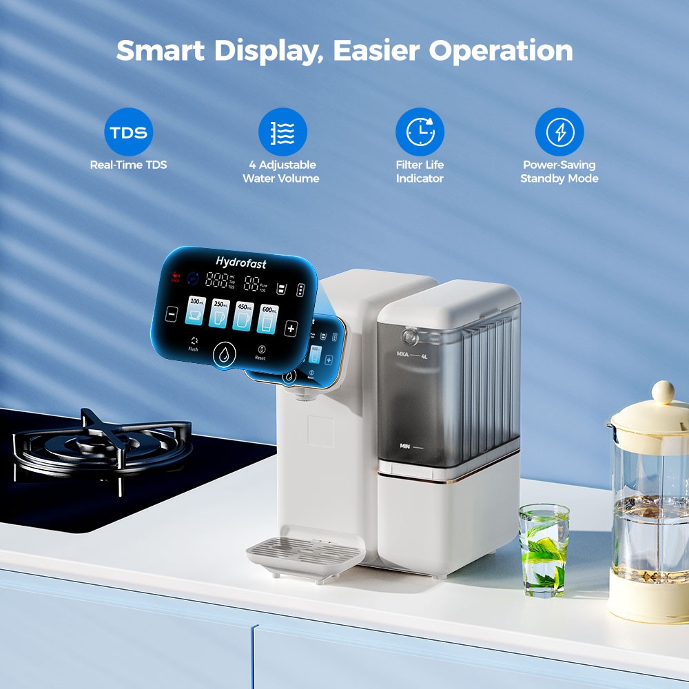 Hydrofast B100 Countertop Reverse Osmosis System,Water Filters,Water Purifier