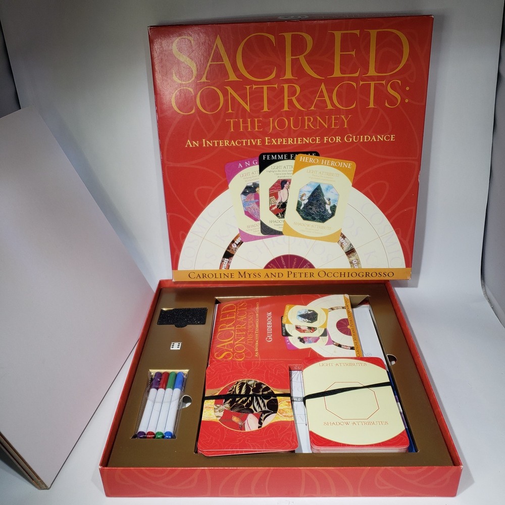 Sacred Contracts the Journey Interactive Tarot Cards Board Game Complete