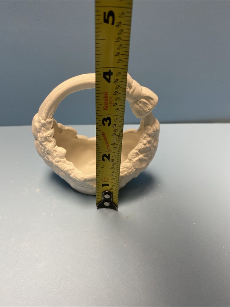 Ceramic Bisque Mini Easter Basket Ready To Paint Your Ideas