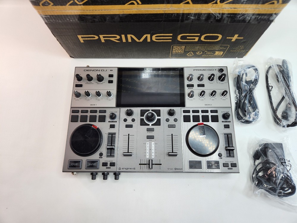 Denon DJ PRIME GO Double Deck Portable DJ Controller Mixer - Open Box New